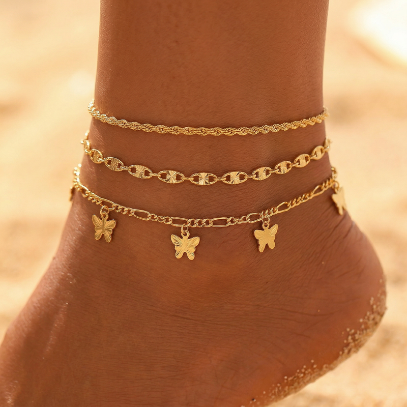 Stainless Steel Chain Anklet